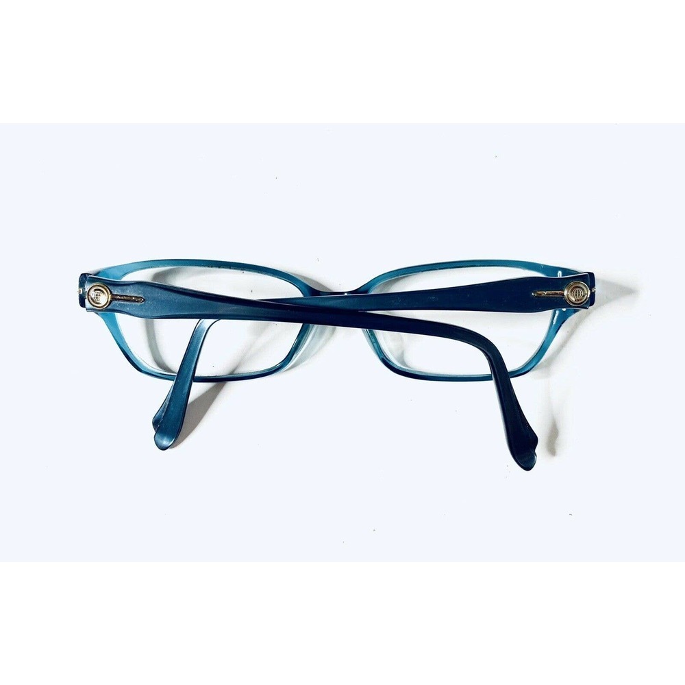 Leon Max Teal Blue Rectangular Frame Glasses - image 7